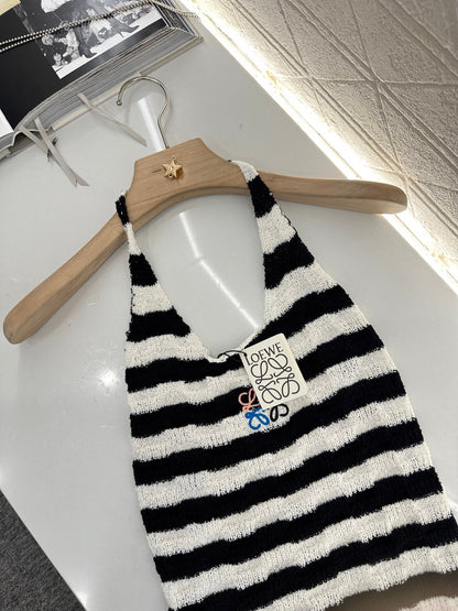 L*♥2025 new product Halter knitted vest