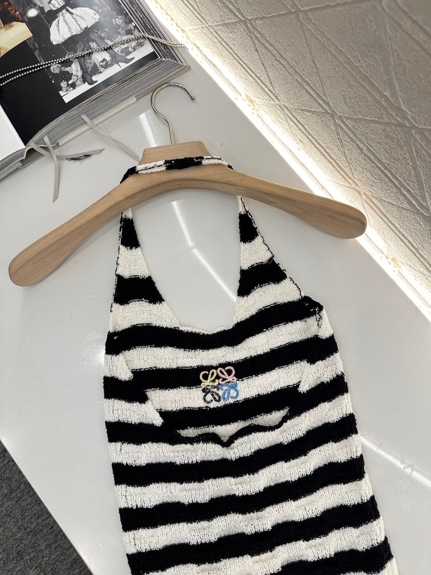 L*♥2025 new product Halter knitted vest