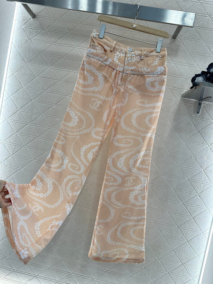 C 2025 new products Printed trousers