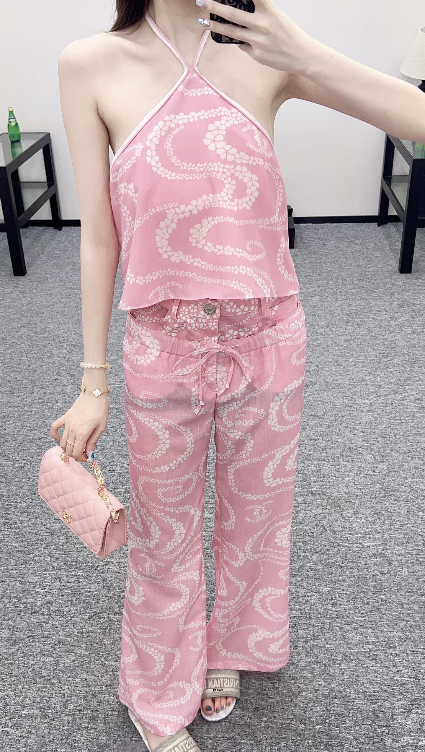 C 2025 new products Printed trousers