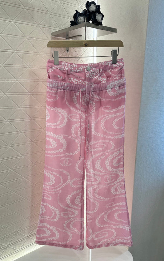 C 2025 new products Printed trousers