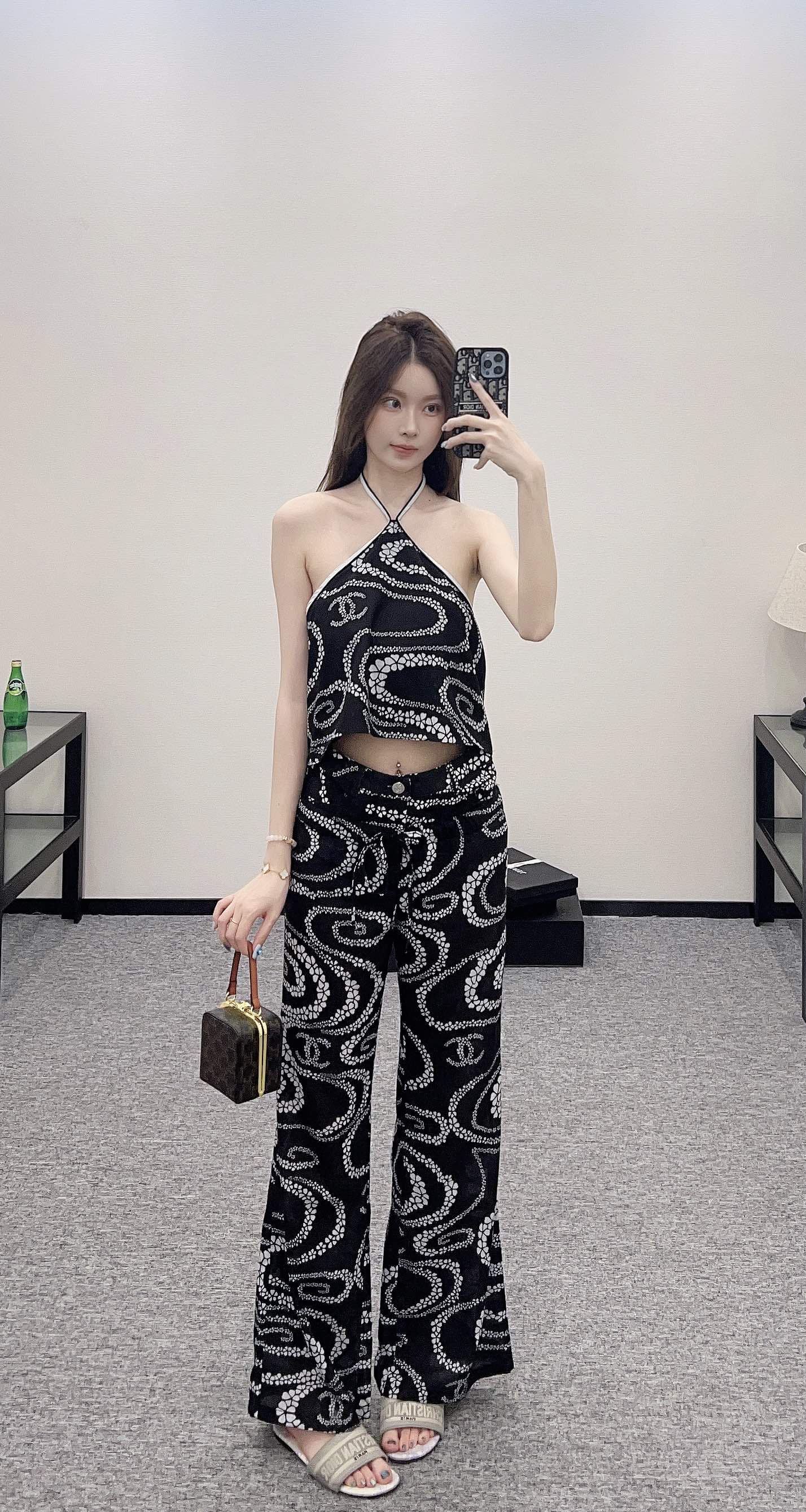 C 2025 new products Printed trousers