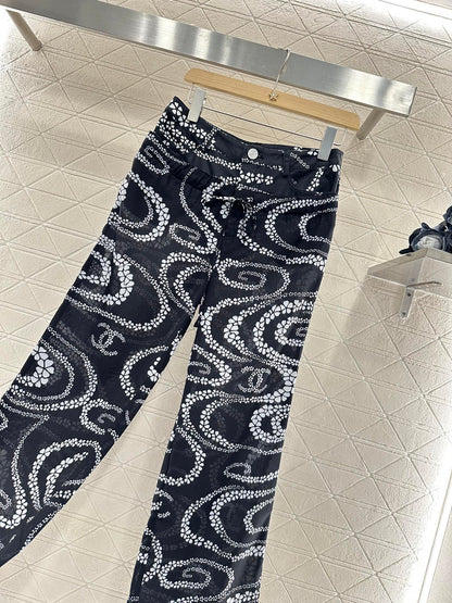 C 2025 new products Printed trousers
