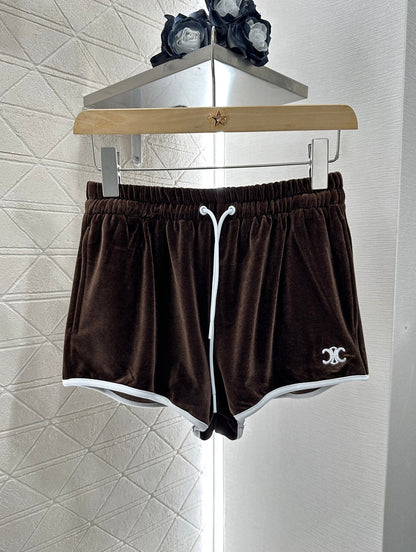 C*♥New Arrival Velvet Tank Top and Shorts Set