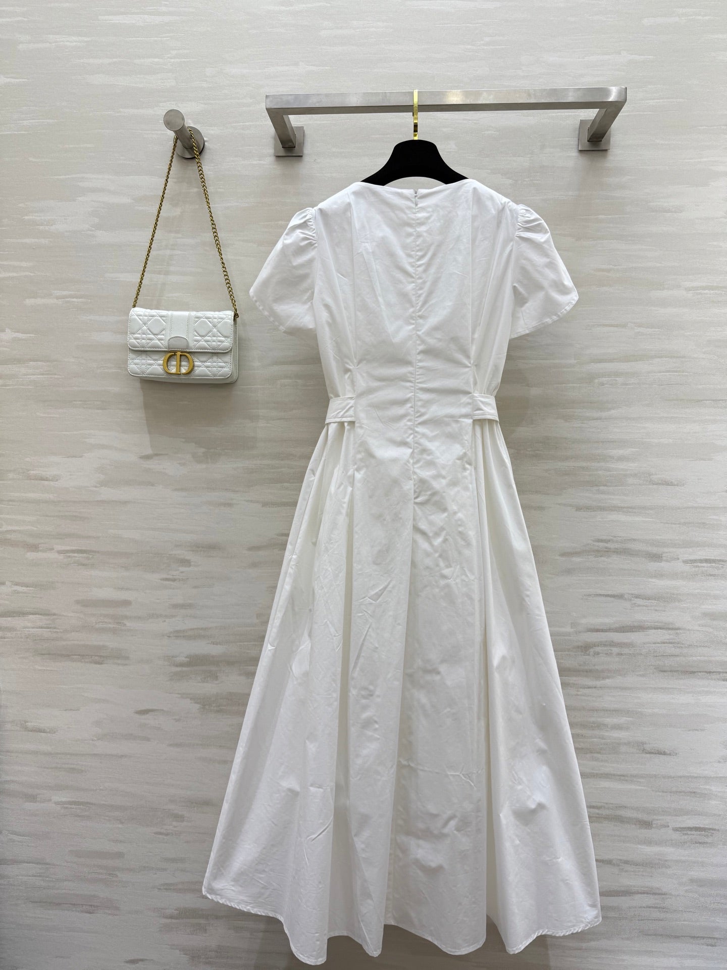 D*♥2025 new style waist-length puff sleeve dress
