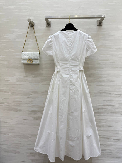 D*♥2025 new style waist-length puff sleeve dress