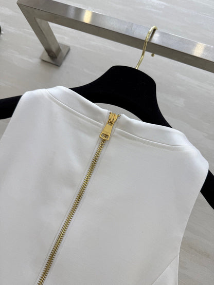 B*♥2025 New Arrivals Sleeveless Dress with Logo