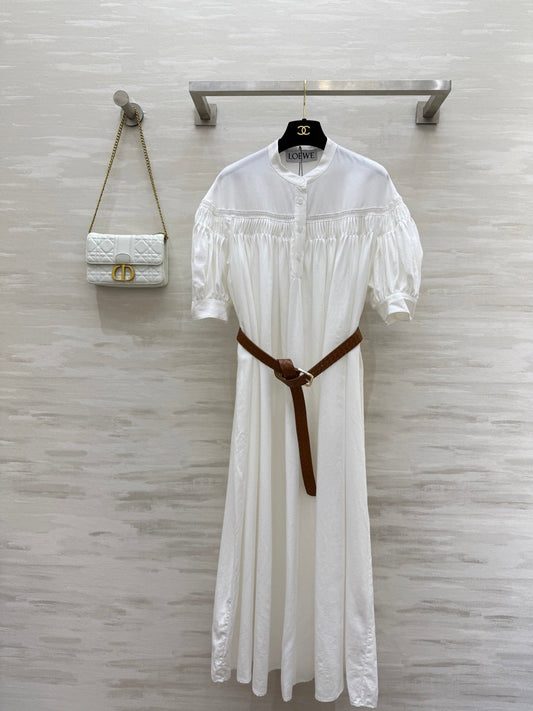 L*♡²⁵ New Embroidered Cotton and Linen Dress