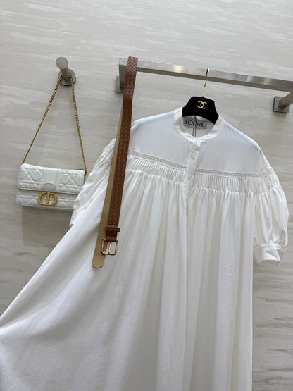 L*♡²⁵ New Embroidered Cotton and Linen Dress