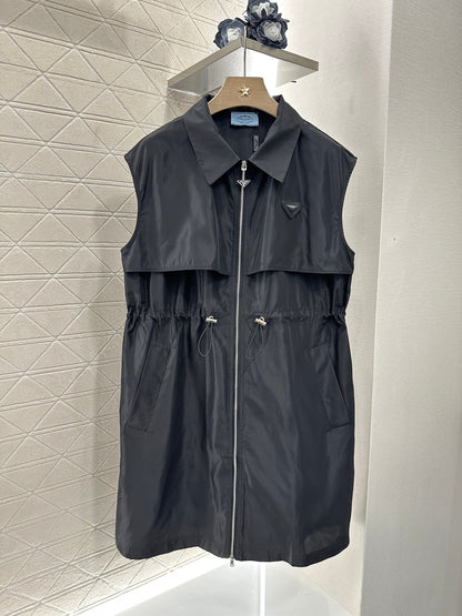 P♥2025 new products Drawstring vest dress