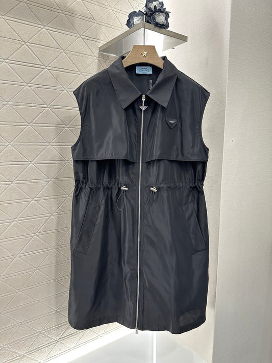P♥2025 new products Drawstring vest dress