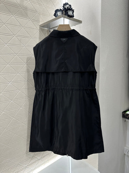 P♥2025 new products Drawstring vest dress