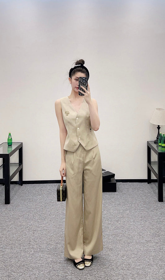 D*♥2025 new products Vest and trousers set