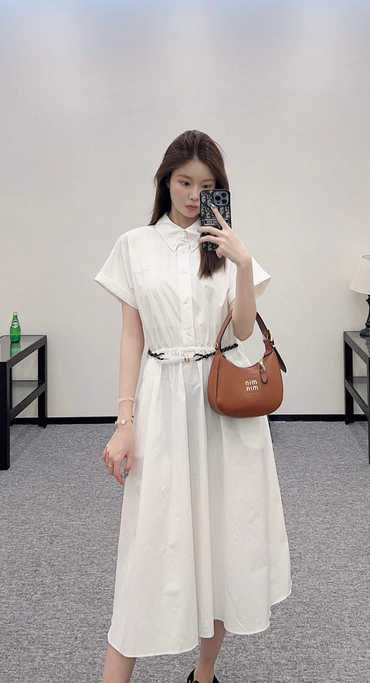 Mi*mi*♥2025 new products Belt dress
