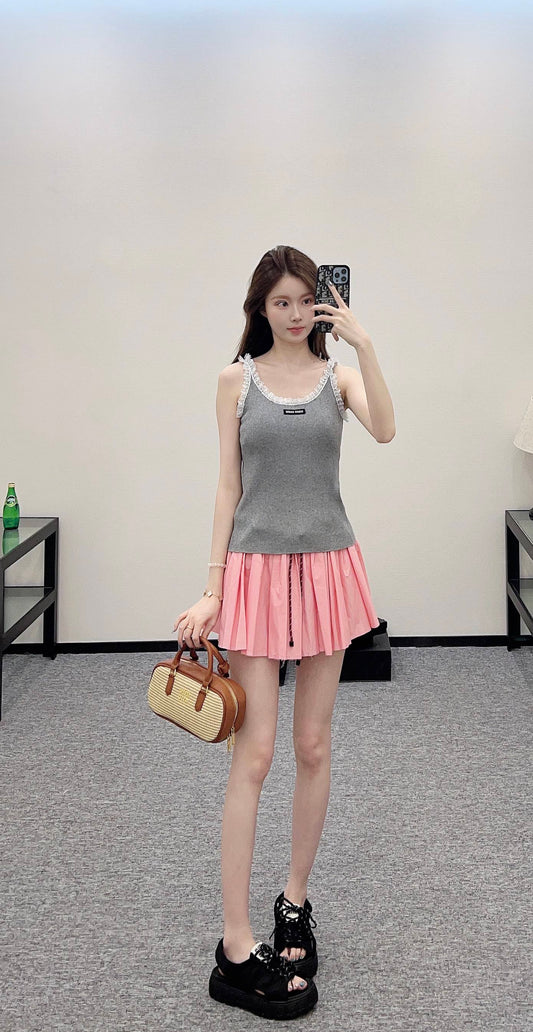 Mi*mi*♥2025 new product Lace vest