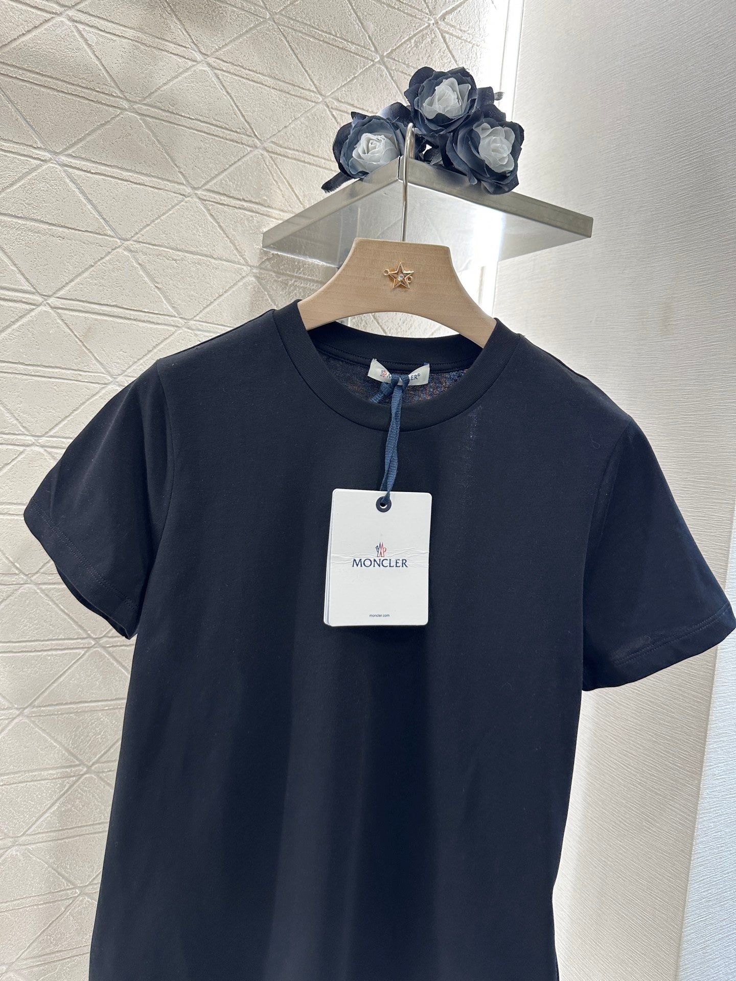 M*♥2025 new product Heart letter short sleeves