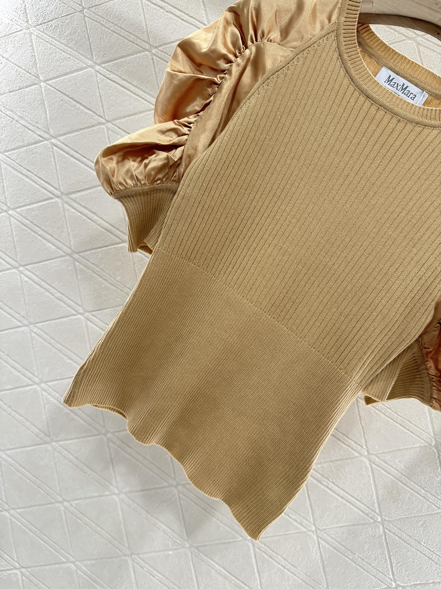 M*♥2025 neues Produkt Gestrickte kurze Ärmel
