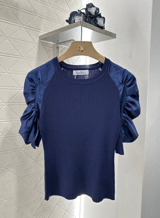 M*♥2025 new product Knitted short sleeves