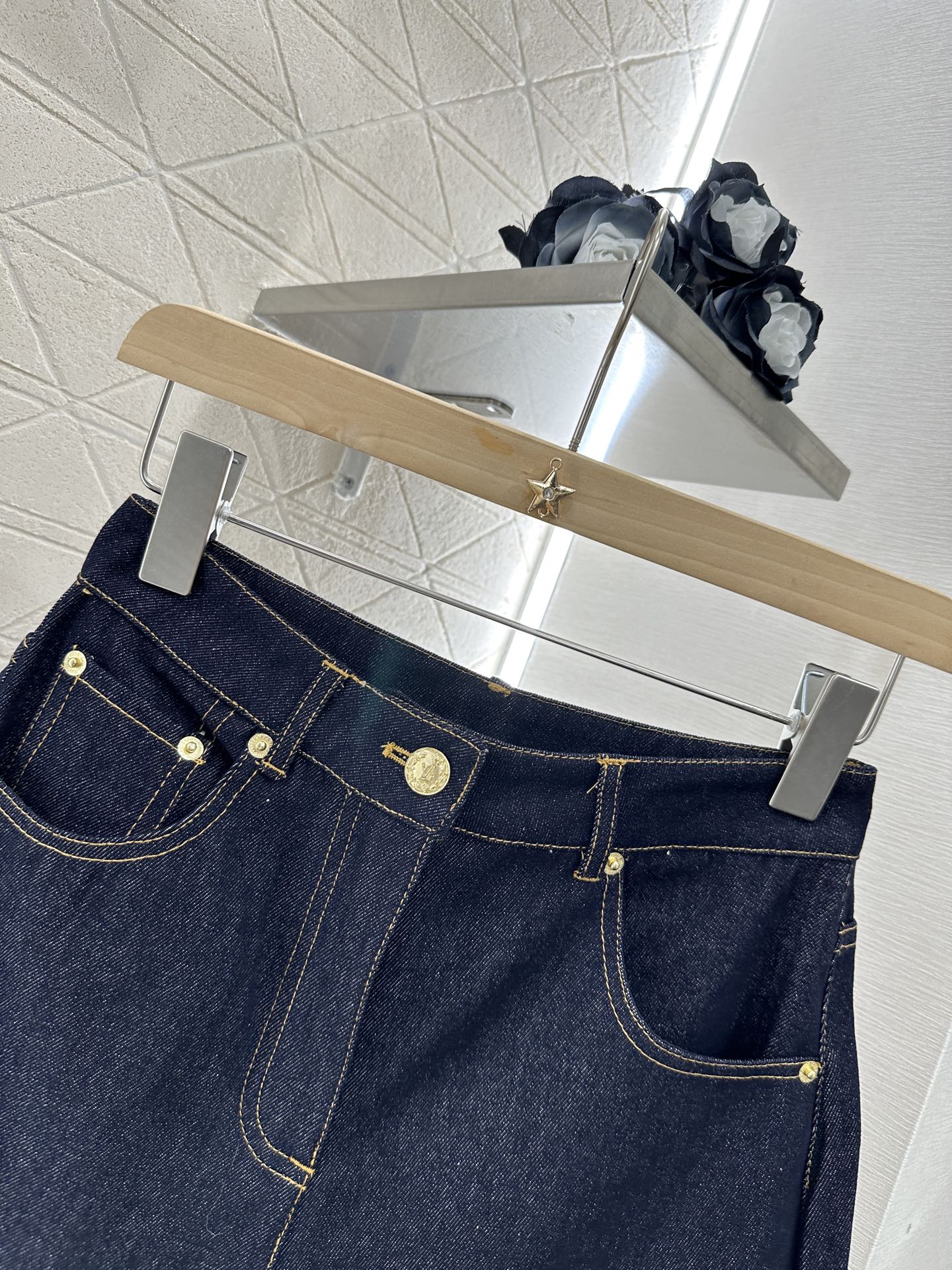 L 2025 new products Denim shorts