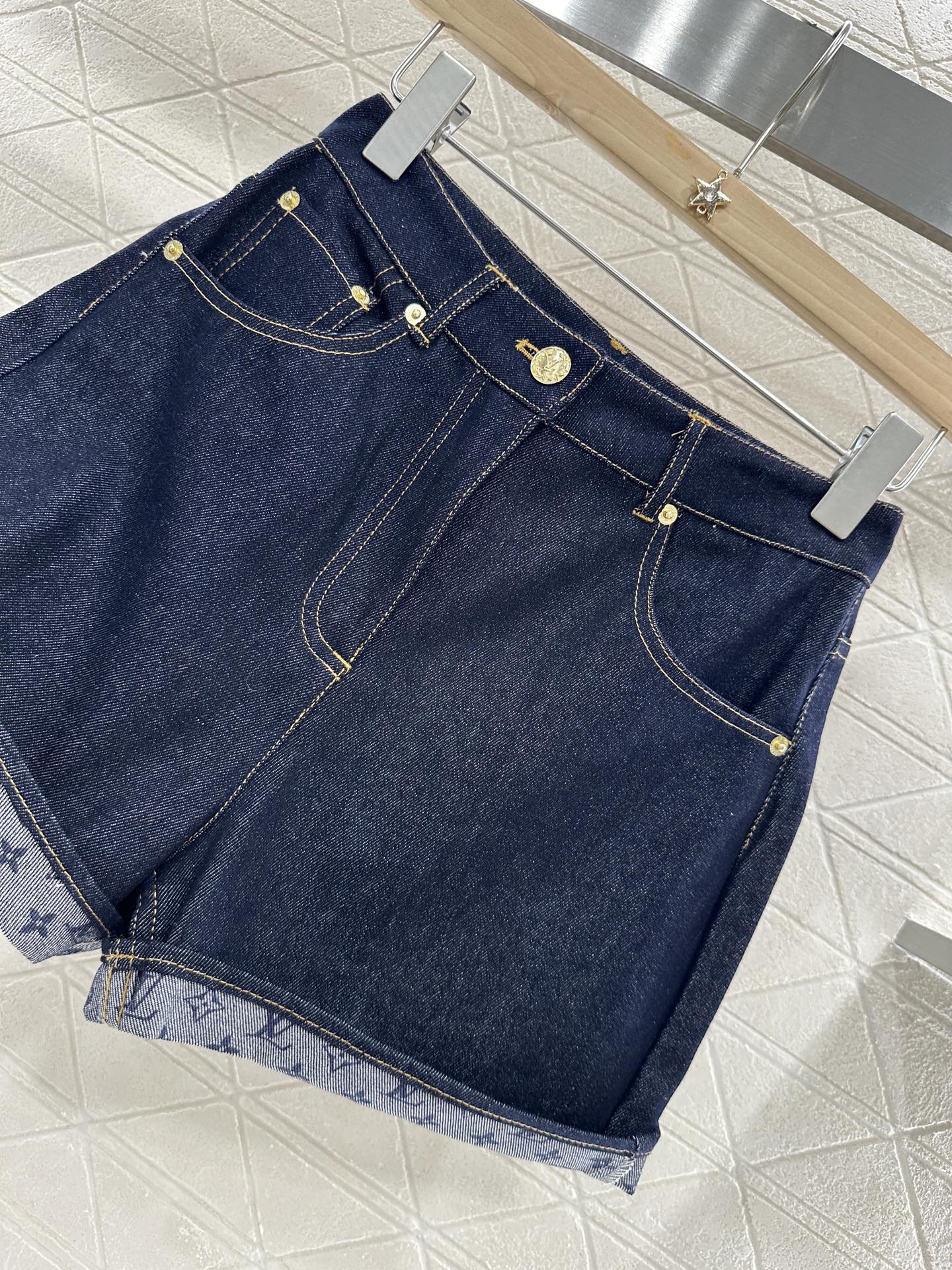 L 2025 new products Denim shorts