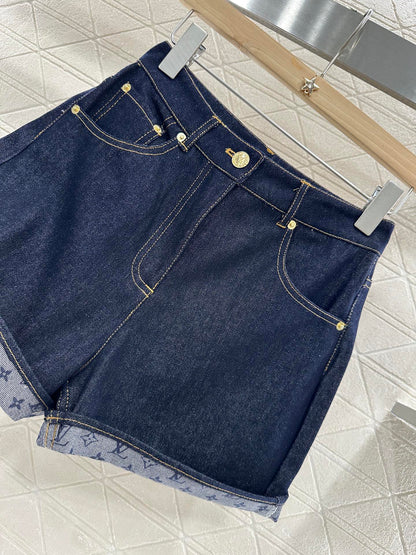 L 2025 new products Denim shorts