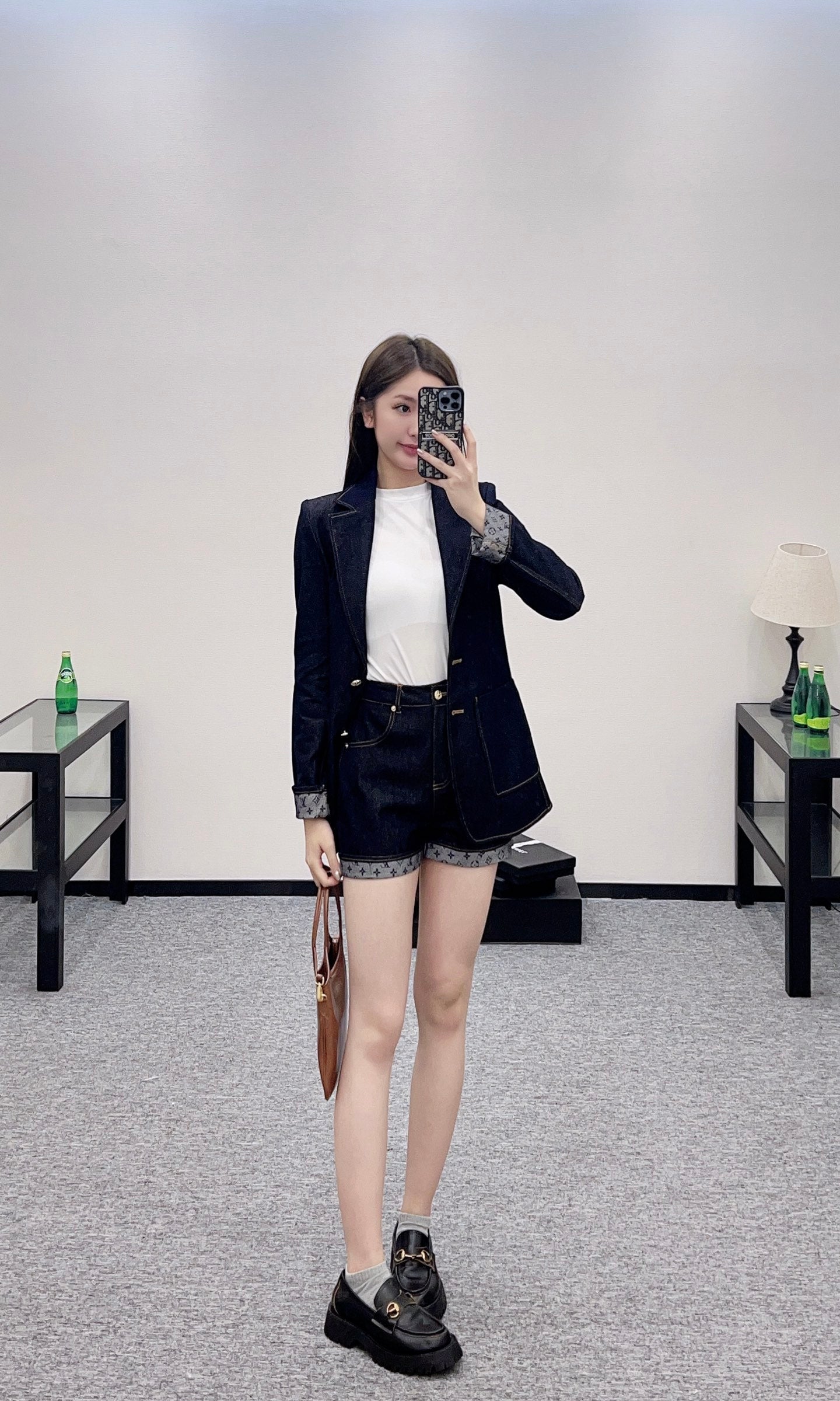 L 2025 new products Denim shorts