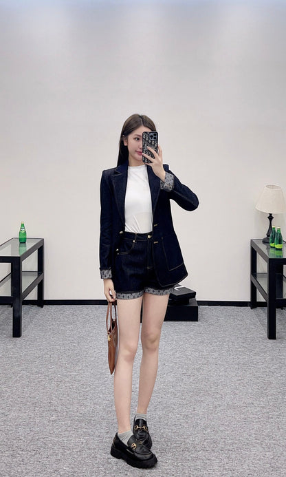 L 2025 new products Denim shorts