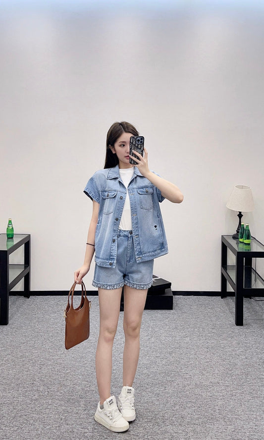 D 2025 new products Denim shorts