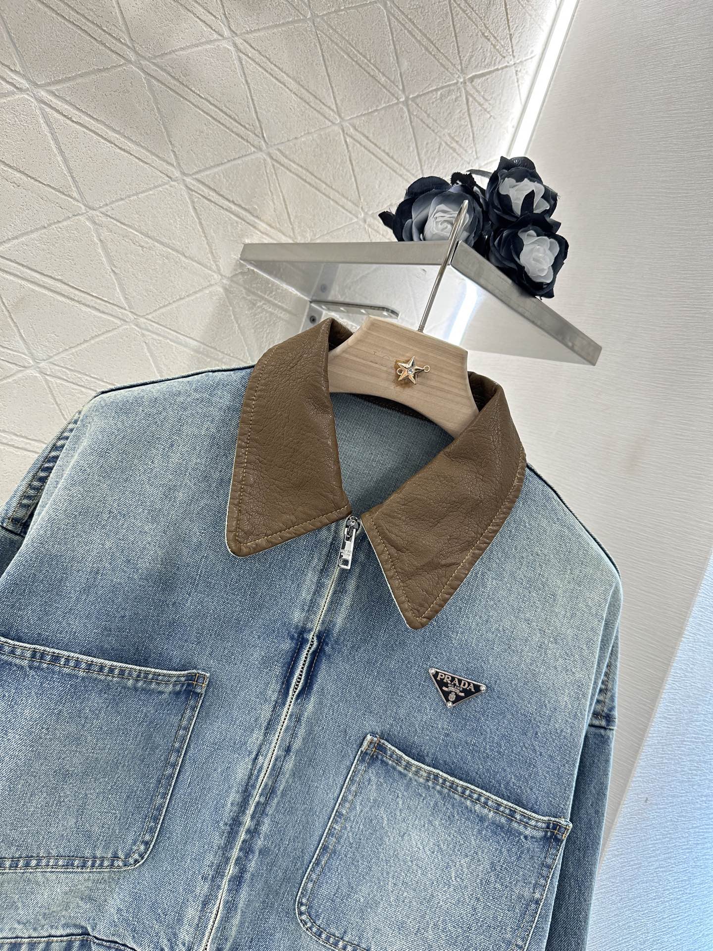 P*♥2025 new products Denim jacket