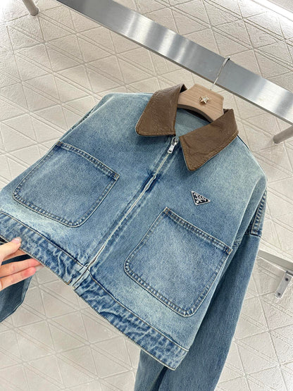 P*♥2025 new products Denim jacket