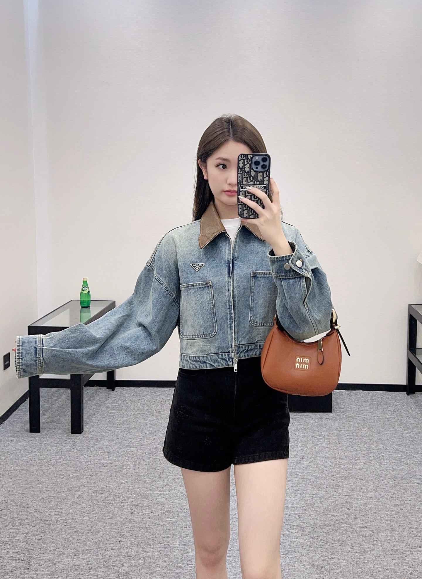 P*♥2025 new products Denim jacket