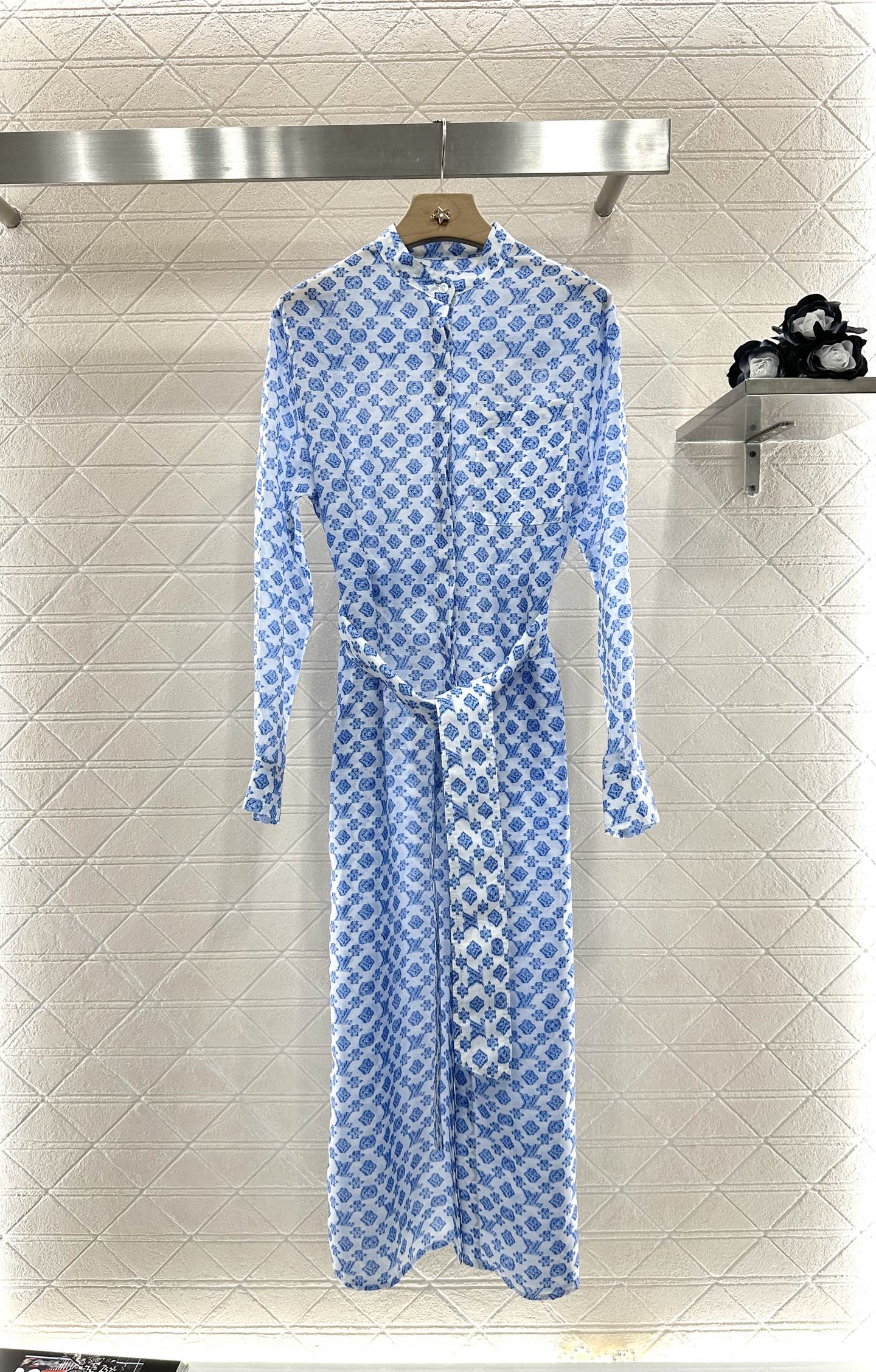 L 2025 new products Belt shirt dress