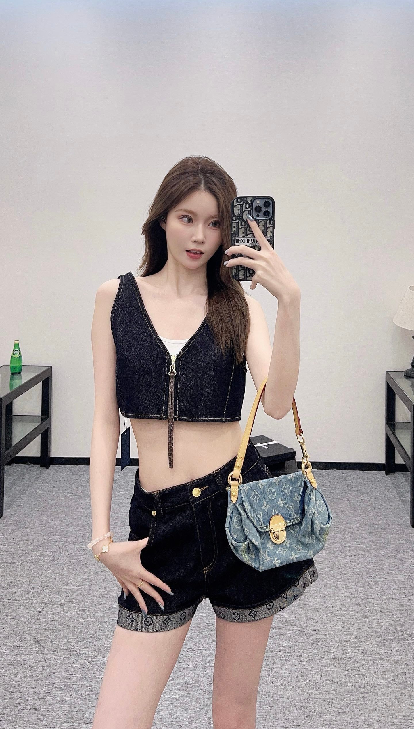 L 2025 new products Vest and shorts set