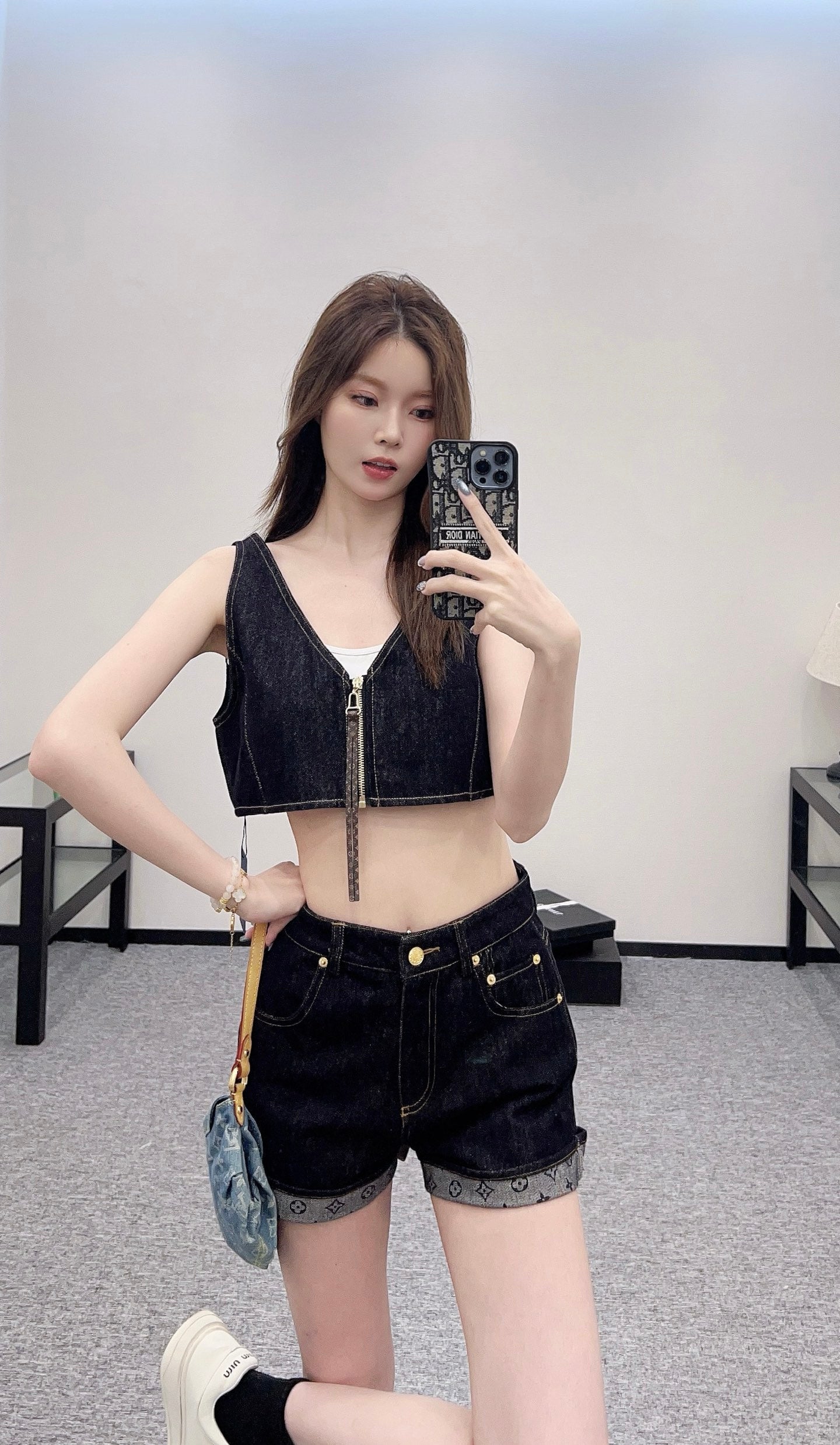 L 2025 new products Vest and shorts set