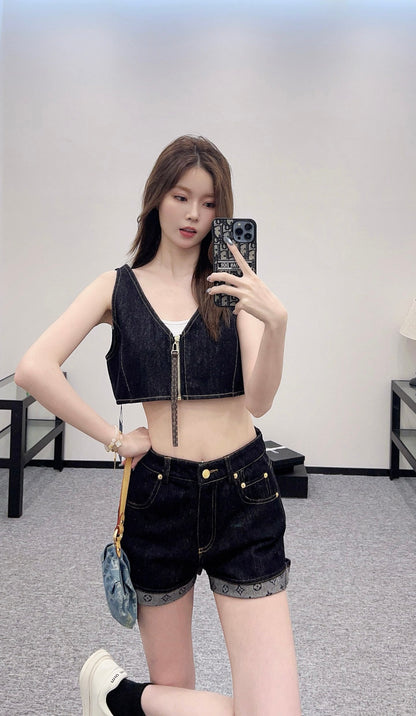 L 2025 new products Vest and shorts set