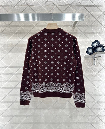 M 2025 new product Knitted long-sleeved cardigan