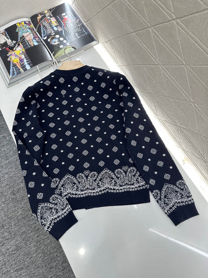 M 2025 new product Knitted long-sleeved cardigan
