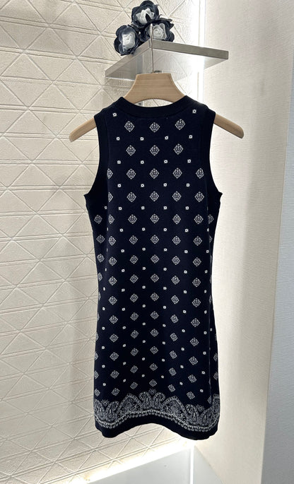 M 2025 neues Produkt Gestricktes Westenkleid 