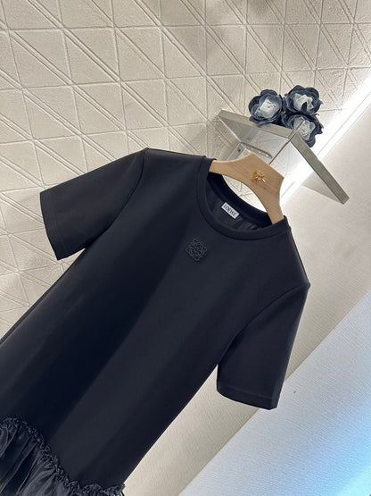 L 2025 new product Round neck dress