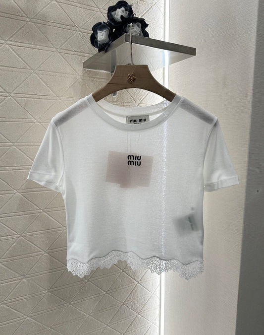 M 2025 new products Lace short sleeves