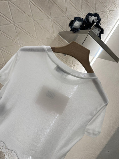 M 2025 new products Lace short sleeves