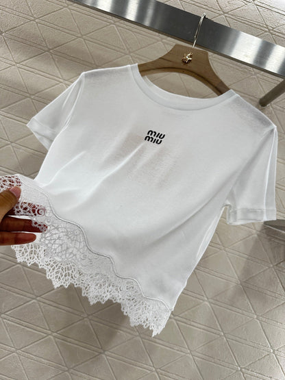 M 2025 new products Lace short sleeves