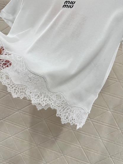 M 2025 new products Lace short sleeves