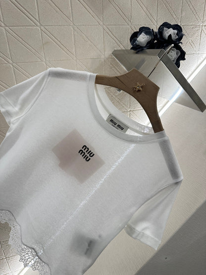 M 2025 new products Lace short sleeves