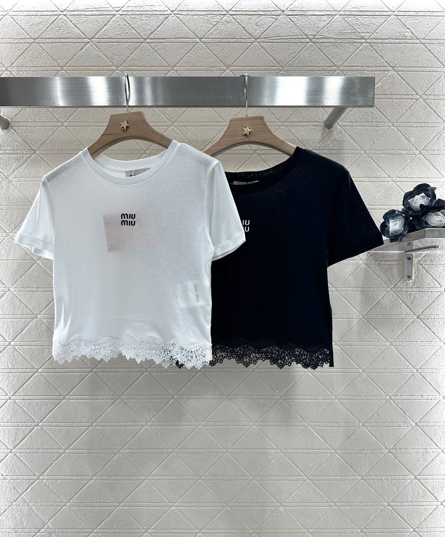M 2025 new products Lace short sleeves