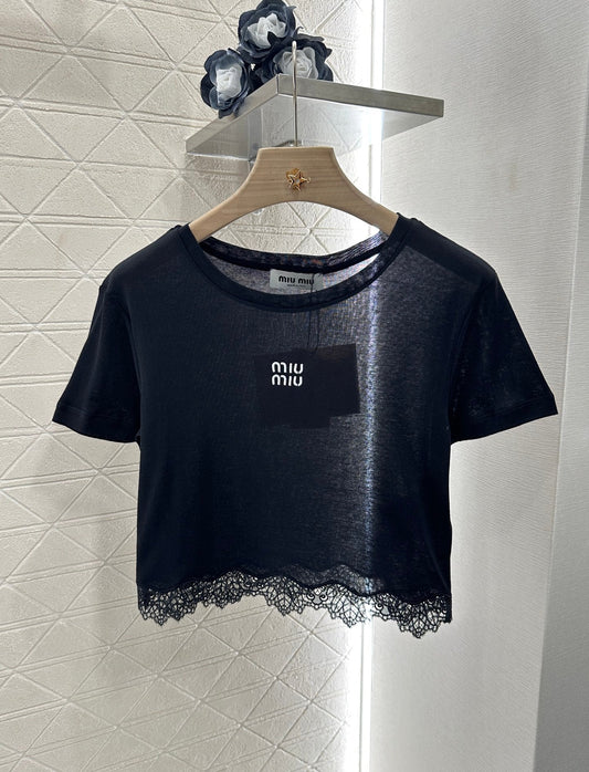 M 2025 new products Lace short sleeves