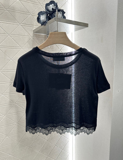 M 2025 new products Lace short sleeves