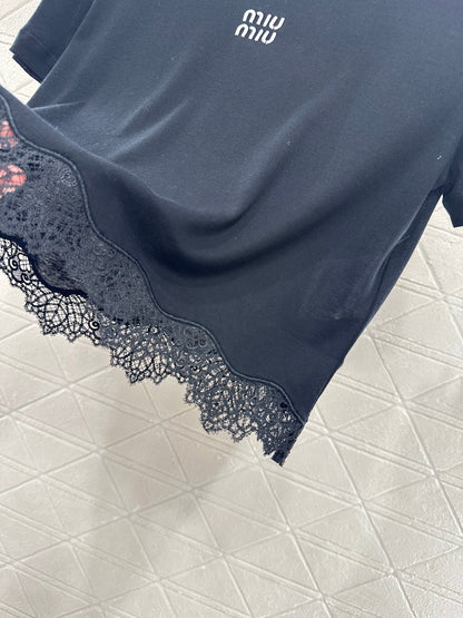 M 2025 new products Lace short sleeves