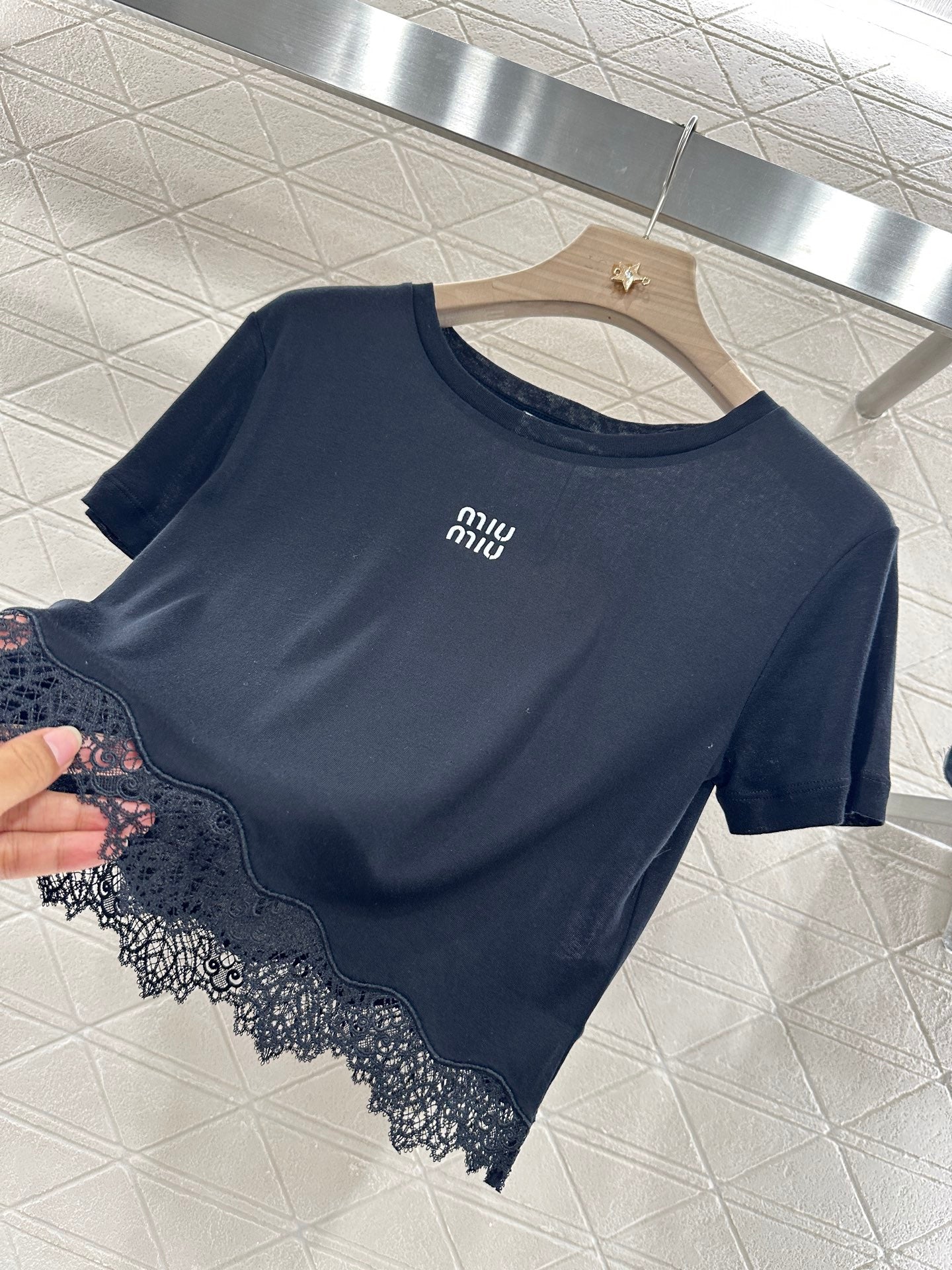 M 2025 new products Lace short sleeves