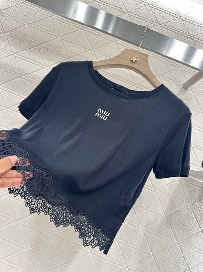 M 2025 new products Lace short sleeves